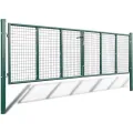 Swing gate double gate Wicket two leaf door metal mesh fence garden gate cheap easy quick installation